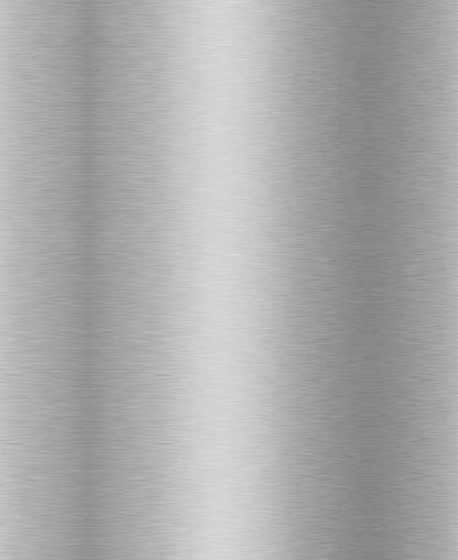 Armen Living Madrid 26" Counter Height Swivel Modern Gray Faux Leather and Brushed Stainless Steel Bar Stool for Kitchen Island Counter