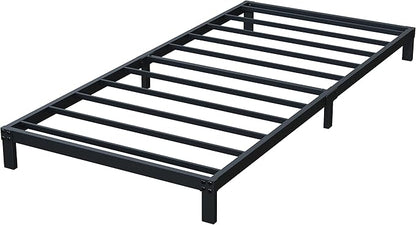 7 Inch XL Twin Bed Frames No Box Spring Need, Low Profile Metal Platform Twin XL Size Bed Frame, Heavy Duty Support Bedframes Twin XL, Easy Assembly