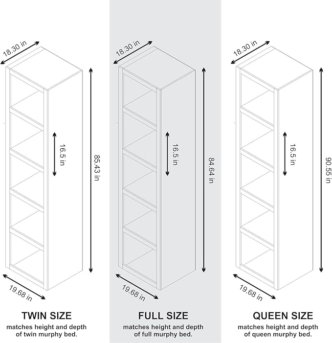 Oakland Living Grey 84-in Tall Wooden Bookcase Shelf