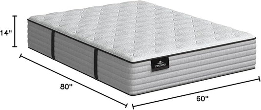 Kingsdown Passions Aspiration 14" Plush Hybrid Mattress, Queen, Tan