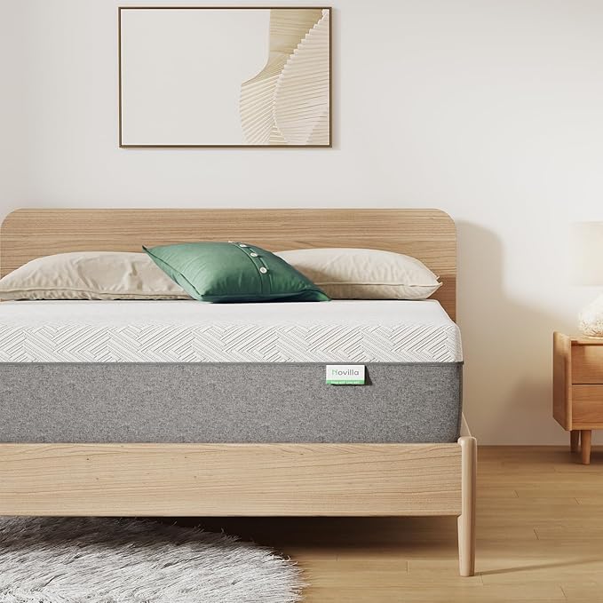 Novilla Mattress Full Size, 14 Inch Gel Memory Foam Mattress Full in a Box for Suppotive, Pressure Relieving & Plush Comfort, Bliss