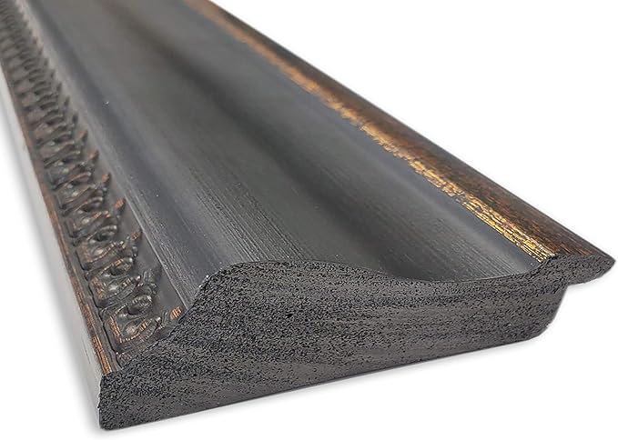 Amanti Art Black Bathroom Mirror for Over Sink, 28x34 Thomas Black Bronze Rectangle Vanity Mirror, Large Traditional Frame, Hangs Horizonally and Vertically, Bathroom Wall Decor, Beveled Edge