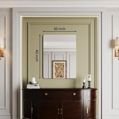 Frameless Bathroom Mirror 30x40,Bathroom Mirrors for Vanity,Mirror Bathroom,espejos para baños,Bathroom Mirrors for Over Sink