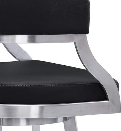 Saturn Bar Stool, 30" Height, Black