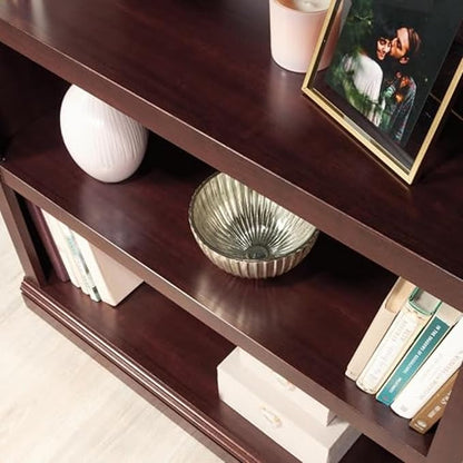 Sauder Miscellaneous Storage 3 Bookcase/Book Shelf, L: 35.28" x W: 13.23" x H: 43.78", Select Cherry finish