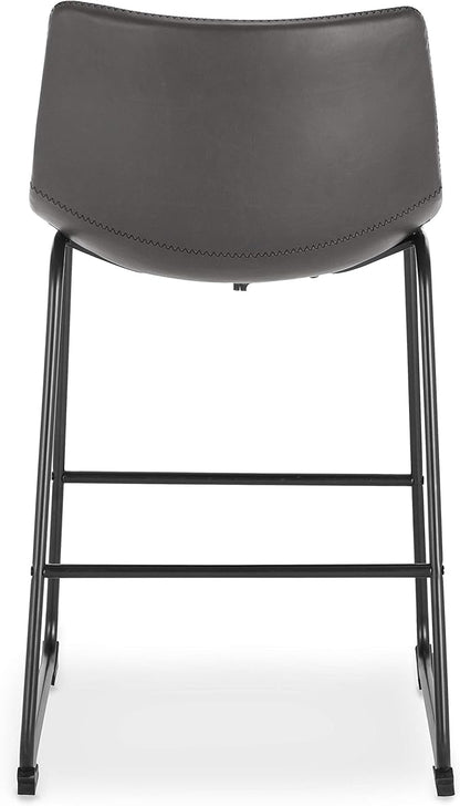 EdgeMod Brinley Counter Stool in Grey (Set of 3)