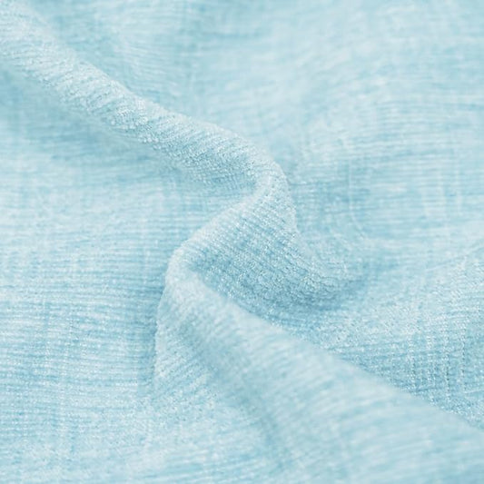 CaliTime Throw Pillow Covers Decorative 26 X 26 Inches Pack of 2 Cozy Chenille Cushion Cases for Couch Sofa Bed Living Room Home Light Blue Grey