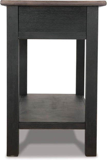 Signature Design by Ashley Tyler Creek Modern Farmhouse Sofa Table, Brown & Black