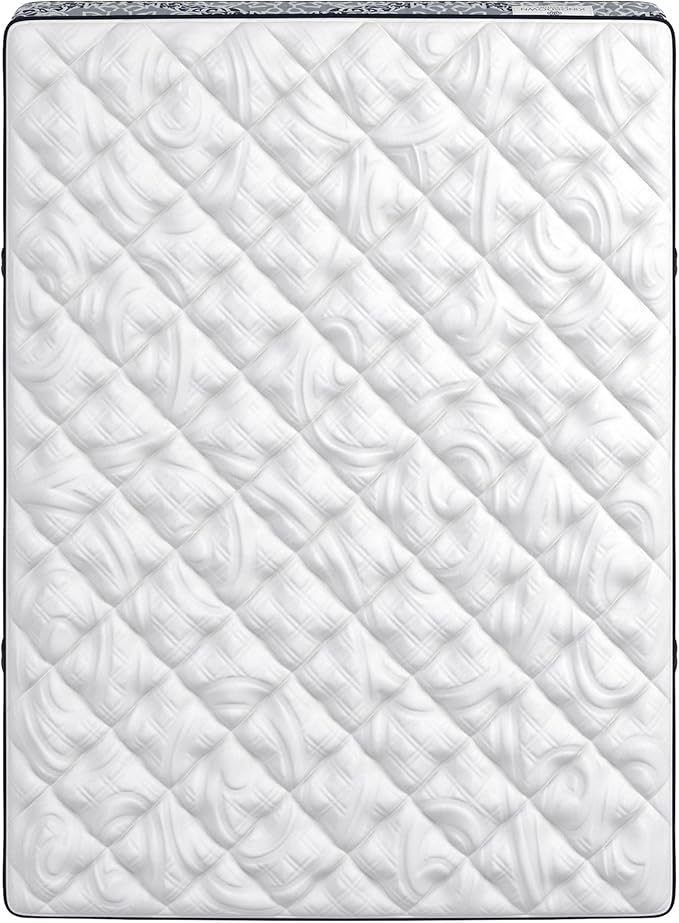 Kingsdown Cushion Firm Hybrid Mattress Full Cooling Gel Memory Foam Layer Multi-Layered Motion Isolation Cool Sleep Quilted Top Luxury Mattresses, 13.5-Inch Passions Merridale
