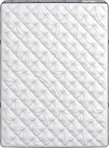Kingsdown Firm Hybrid Mattress Twin XL Cooling Gel Memory Foam Layer Multi-Layered Motion Isolation Cool Sleep Quilted Top Luxury Mattresses, 13.5-Inch Passions Merridale