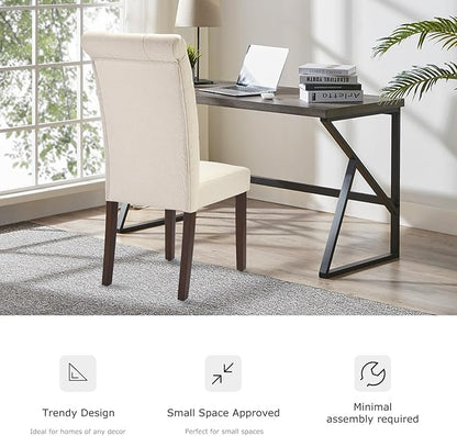 COLAMY 3-Piece Extendable Dining Table Set for 2, 36" Round Kitchen Wood Table with 2 Tufted Dining Room Chairs, Light Brown/Beige