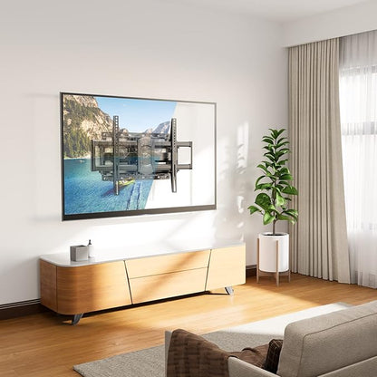 Mounting Dream UL Listed TV Wall Mount for Most 42-84 Inch TV, Full Motion TV Mount with Swivel and Tilt, Wall Bracket with Articulating Dual Arms, Fits 16inch Studs, Max VESA 600X400 mm, 100 lbs