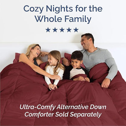 Queen Size 4 Piece Sheet Set - Comfy Breathable & Cooling Bed Sheets Set - Hotel Luxury Bedding for Women, Men, Kids, Teens, Boys & Girls - Deep Pockets, Ultra-Soft, Wrinkle Free - Oeko-Tex - Burgundy