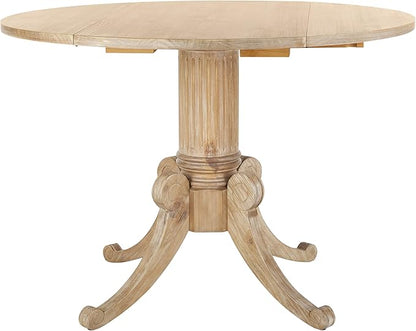Safavieh Home Forest Traditional Rustic Natural Drop Leaf Dining Table