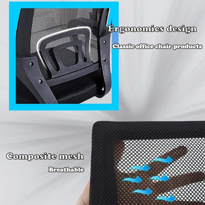 BestOffice Office Chair Desk Chair Mesh Computer Chair Back Support Modern Executive Adjustable Arms Rolling Swivel Chair for Women, Men(3 Pack)