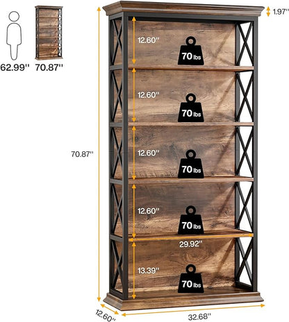 LITTLE TREE 5-Tier Bookcase