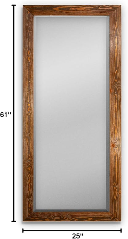 Wexford Home Barnwood Wood Full Length Mirror - Colonial Maple