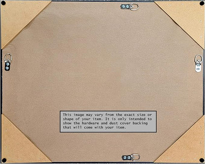 Amanti Art Brown Wall Mirror 25x25 Coffee Bean Brown Square Bathroom Mirror for Wall Decor Living Room, Medium Casual Frame, Hangs Horizonally and Vertically, Bathroom Decor, Beveled Edge from WI, USA