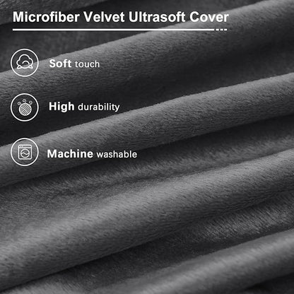 Bean Bag Chairs for Teens - Bean Bag Chair Convertible Bean Bag Bed - Small Beanbag Chair with Micro Fiber Cover/Furniture Foam Filler - Floor Couch Sofa in Bedroom Dorm Room - Youth Charcoal