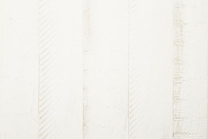 Signature Design by Ashley Valebeck Vintage Farmhouse Cushioned Dining Chair, 2 Count, Whitewash