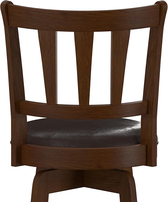 Hillsdale Presque Isle Swivel Stool, Bar Height, Cherry