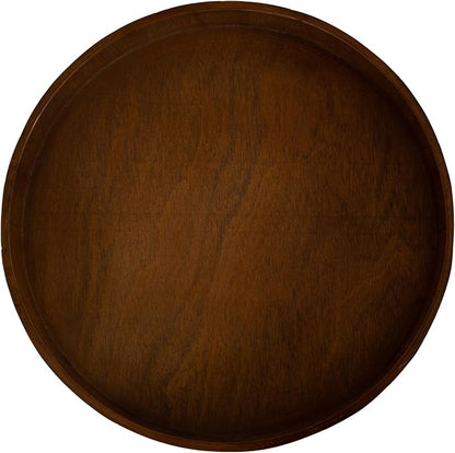 Kate and Laurel Bellport Farmhouse Round Drink Table; 10 x 10 x 22; Natural Rustic; Decorative Coastal Martini Table for Use as Charming Indoor Plant Stand or Living Room Pedestal Table