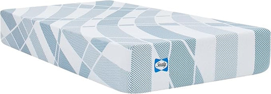 Sealy Dreamlife 10” Hybrid Mattress-in-a-Box, Twin, SealyComfort Gel Memory Foam, SealyResponsive Encased Coils, Surface-Guard Technology