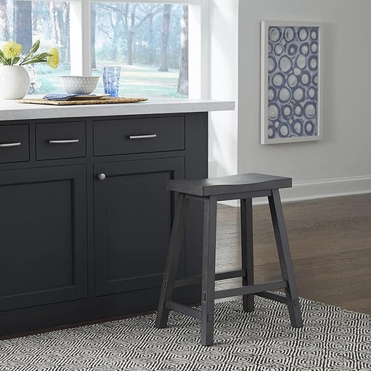 LIBERTY FURNITURE INDUSTRIES, INC. Creations II 24 Inch Sawhorse Counter Stool - Slate