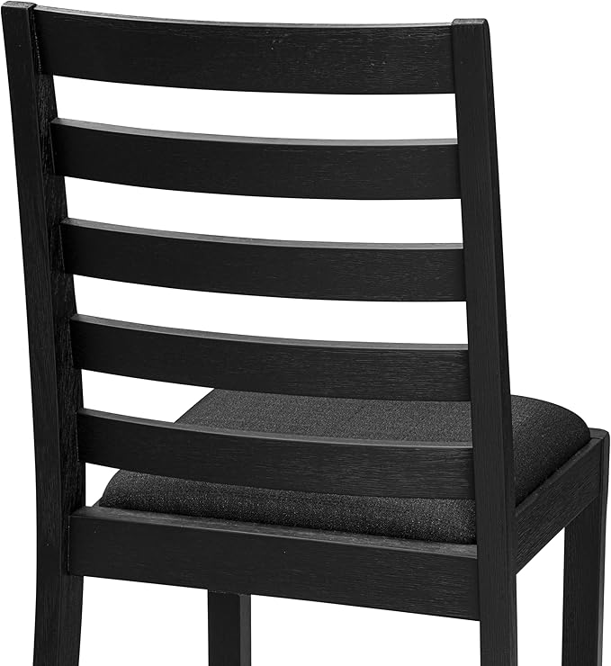 X12X1-0C6-24 14-pc Modern Dining Room Table Set a Rectangular Dining Table with a coffee Table and 12 Black Polyester Stackable Chair, 39x120 Inch, Wire Brushed Black