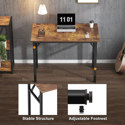 Need Computer Desk, 31.5 inches, Rustic Brown