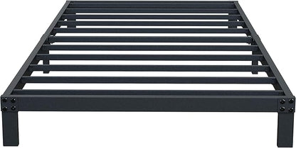 7 Inch Twin Bed Frames No Box Spring Need, Low Profile Metal Platform Twin Size Bed Frame, Heavy Duty Support Bedframes Twin, Easy Assembly