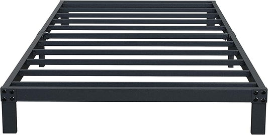 7 Inch XL Twin Bed Frames No Box Spring Need, Low Profile Metal Platform Twin XL Size Bed Frame, Heavy Duty Support Bedframes Twin XL, Easy Assembly