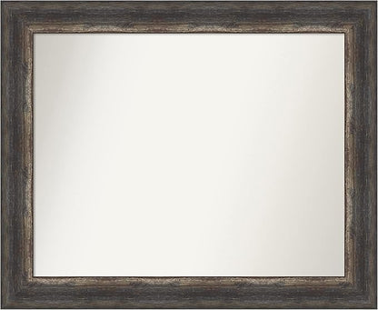 Amanti Art Bronze Bathroom Mirror for Over Sink, 30x36 Ballroom Bronze Rectangle Vanity Mirror, Large Traditional Frame, Hangs Horizonally and Vertically, Bathroom Wall Decor, Non-Beveled Edge