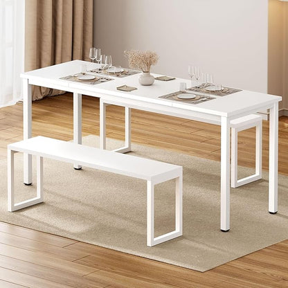 Need Large Computer Desk 70.8 x 23.6 inches Conference Table Large Office Desk Writing Table Workstation for Home Office,White 10FJGSAC3-180WW-60-ND