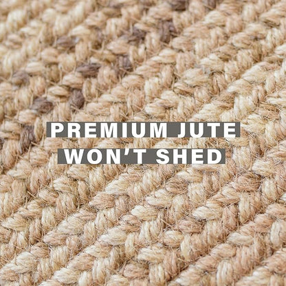 Cookie Dough Brown Area Rugs 4x6' – Large Farmhouse Rugs for Entryway and Bedroom
