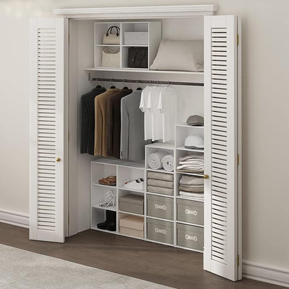Furinno Luder Bookcase / Book / Storage, 2-Tier, White