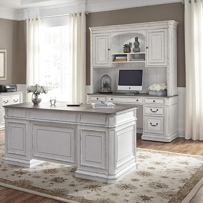 Liberty Furniture Industries Magnolia Manor Complete 5 Piece Desk