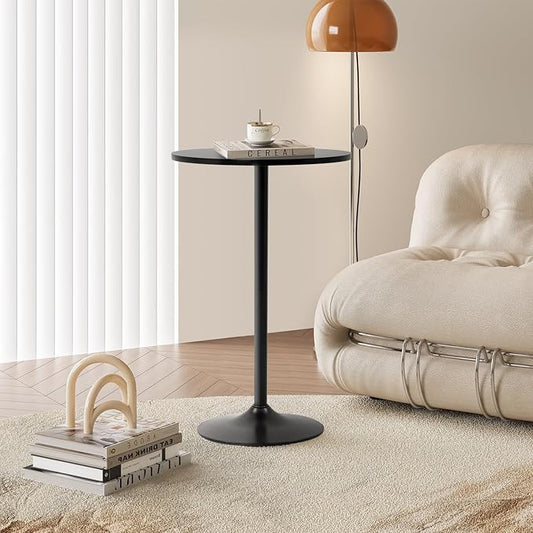 FDW Pub Table 40 Inch Height Cocktail Table Round Bistro Bar Table for Home and Kitchen Dining