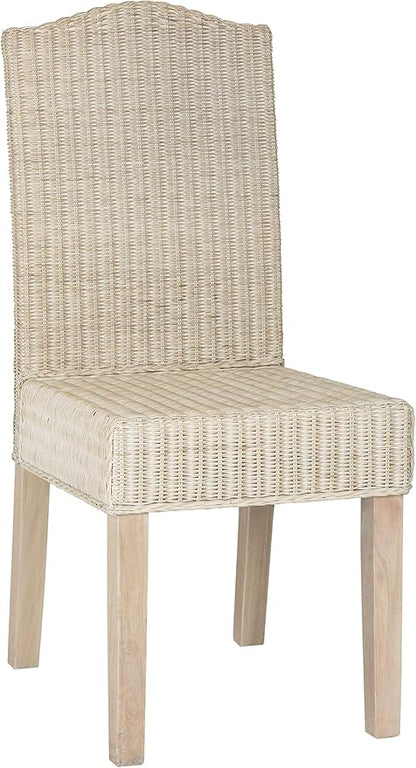 SAFAVIEH Home Collection Odette Grey Wicker Dining Chair