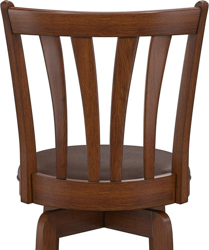 Hillsdale Savana Swivel Counter Stool, Cherry