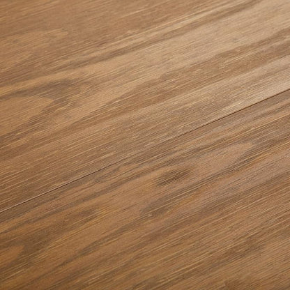 Plank+Beam 48 Inch Farmhouse Dining Table, Rustic Solid Wood Kitchen Table, Dinner Table for Dining Room, Home Office Furniture, Pecan Wirebrush