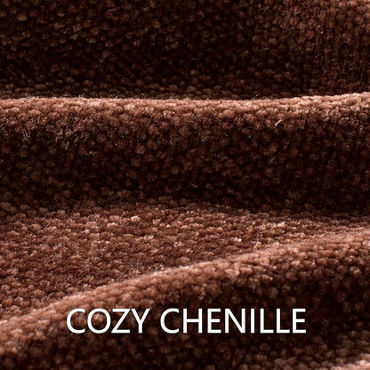 Chenille Throw Blanket for Couch 50"X 60", Soft Cozy Throws with Fringe Tassel for Bed Sofa Chair Cover, Lightweight Knitted Decorative Boho Blankets for Living Room, Dark Brown