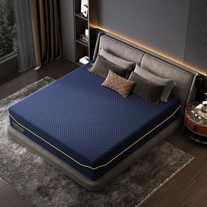 SDHYL Full Mattress, 14 Inch Gel Infused Memory Foam Mattress for Good Sleep, Bed in a Box Mid Firm CertiPUR-US Certified & Fiberglass Free, Washable Cover, 75"*54"