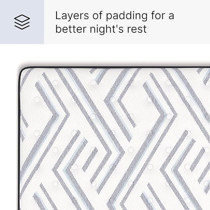 Signature Design by Ashley California King Size Stack 12 Inch Hybrid Medium Plush Cooling Gel Infused Memory Foam Mattress for Pressure Relief, Fiberglass Free, Mattress in A Box