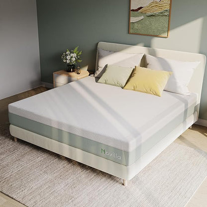 Novilla Mattress Cal King Size,12 Inch Gel Memory Foam Mattress in a Box for Cool Night & Motion Isolation,Medium Firm Feel, Bliss