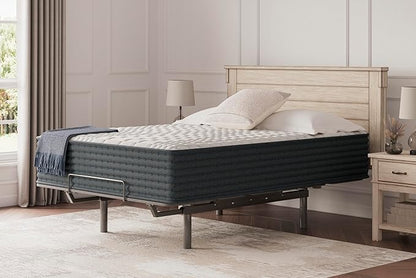 Signature Design by Ashley Hybrid 1300 13 Inch Plush Gel Memory Foam Mattress with Edge Support for Pressure Relief, California King, Fiberglass Free, Mattress in A Box