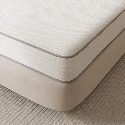 Novilla Twin XL Mattress, 8 Inch TXL Size Mattresses in a Box with Smarts™ Coil for Pressure Relief, Medium Firm Foam and Spring Hybrid Colchones with CertiPUR-US Certified for Kids