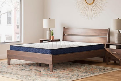 Signature Design by Ashley Full Size Medium Firm 6 Inch Memory Foam Mattress with Breathable Quilted Cover, Fiberglass Free, Mattress in A Box