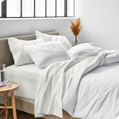 Bare Home Twin Sheet Set - 1800 Ultra-Soft Microfiber Twin Bed Sheets - Double Brushed - Deep Pockets - Easy Fit - Extra Soft - 3 Piece Set - Bedding Sheets & Pillowcases (Twin, Cream)
