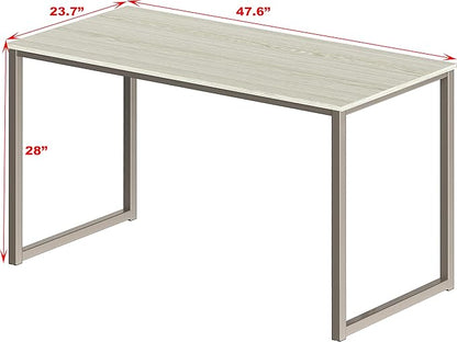SHW Mission 48-Inch Home Office Computer Desk, Maple